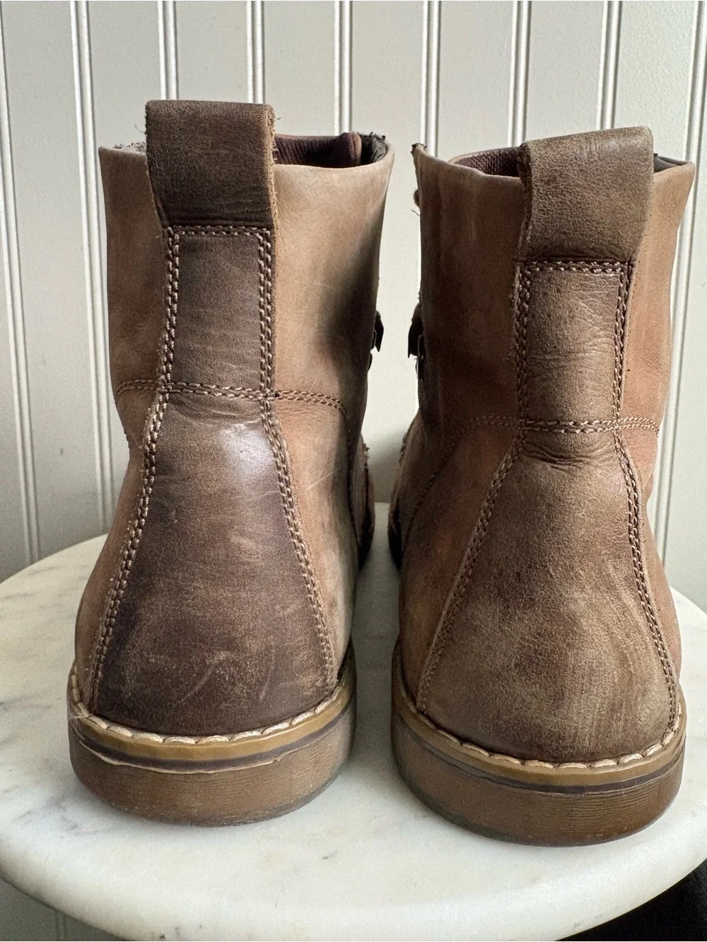 GBX Leather Layne Lace Up Chukka Works Boots Men’s 10 Brown Classic Outdoors